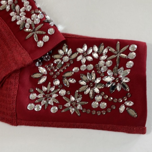 Soft Surroundings Valette Waffle Top with Rhinestone Embroidery NWT - Picture 4 of 8